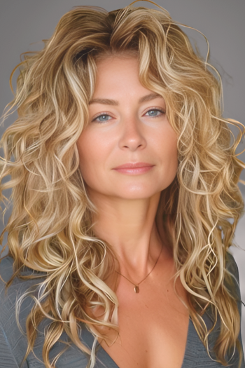 10 Trendy Easy Long Curly Hairstyles for Older Women Over 50